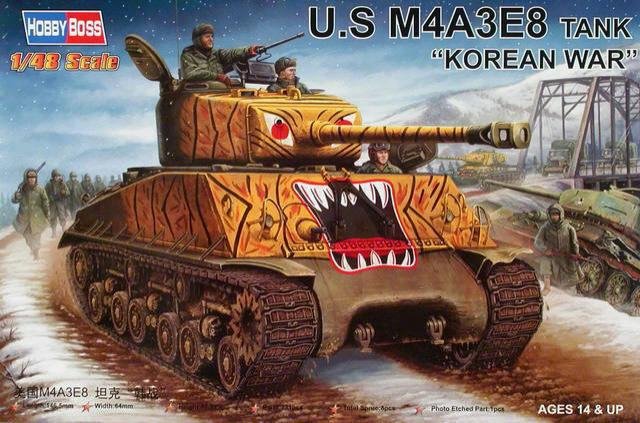 Hobby Boss 84804 U.S M4A3E8 TANK 1/48