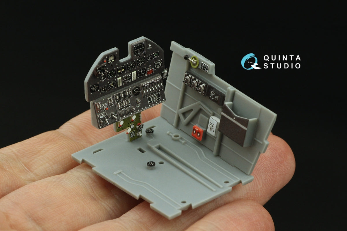 Quinta Studio QD32208 P-40F WarHawk 3D-Printed coloured Interior on decal paper (Trumpeter) 1/32 – imagen 8
