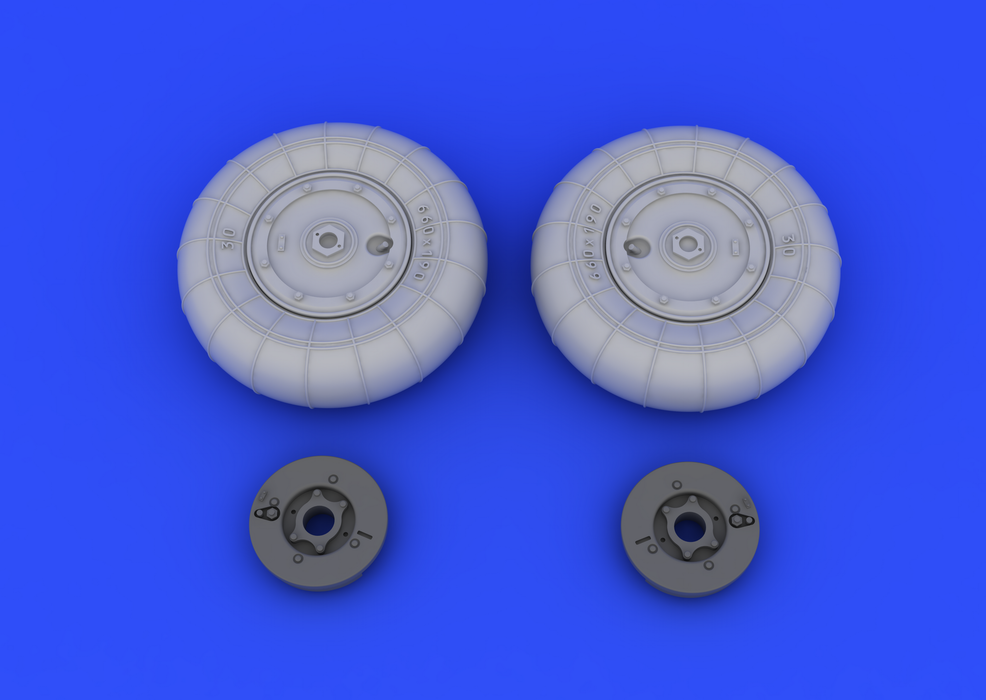 Eduard 648158 Bf 109G-10 wheels 1/48 (EDUARD) – Bild 4