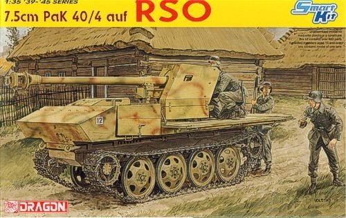 Dragon 6640 7.5cm PaK 40/4 auf RSO 1/35
