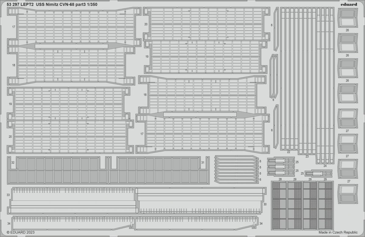 Eduard BIG5369 USS Nimitz CVN-68 PART I Trumpeter 1/350 – imagen 4