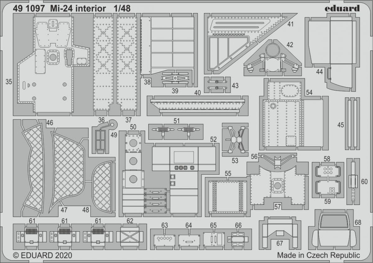 Eduard 491097 Mi-24 interior 1/48 ZVEZDA – Bild 2