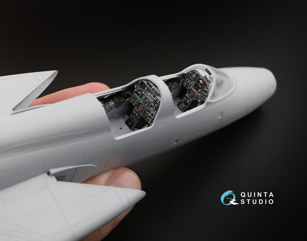Quinta Studio QD48073 F-105G 3D-Printed &amp;amp; coloured Interior on decal paper (for HobbyBoss kit) 1/48 – imagen 6