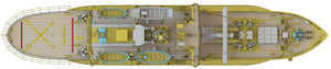 Hasegawa HP001 Antarctic research ship Soya Second Antarctic expedition 1/250 – zdjęcie 5
