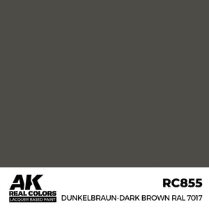 AK Interactive RC855 Dunkelbraun-Dark Brown RAL 7017 17 ml