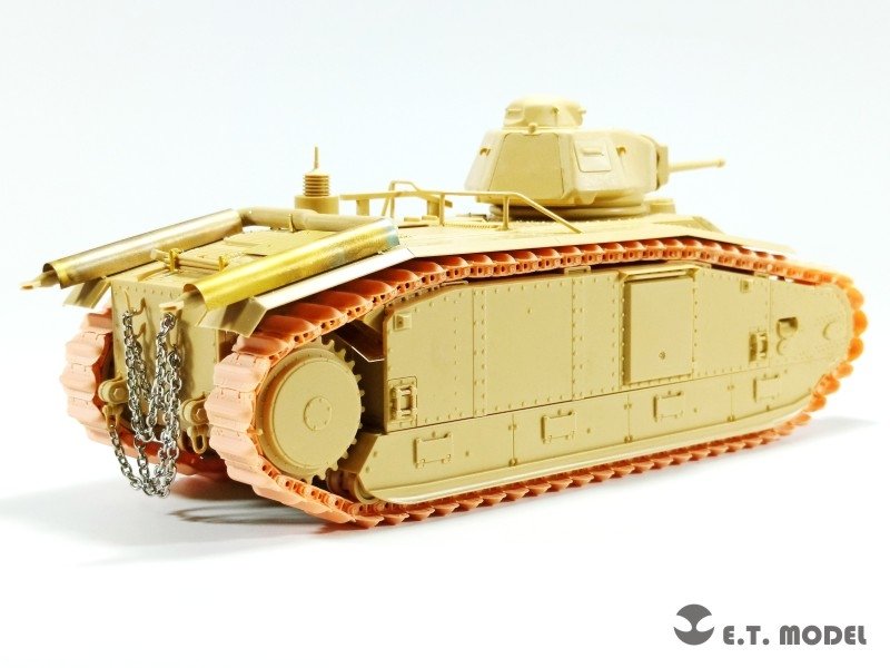 E.T. Model P35-019 WWII French Battle Tank B1 bis Workable Track ( 3D Printed ) 1/35 – immagine 6