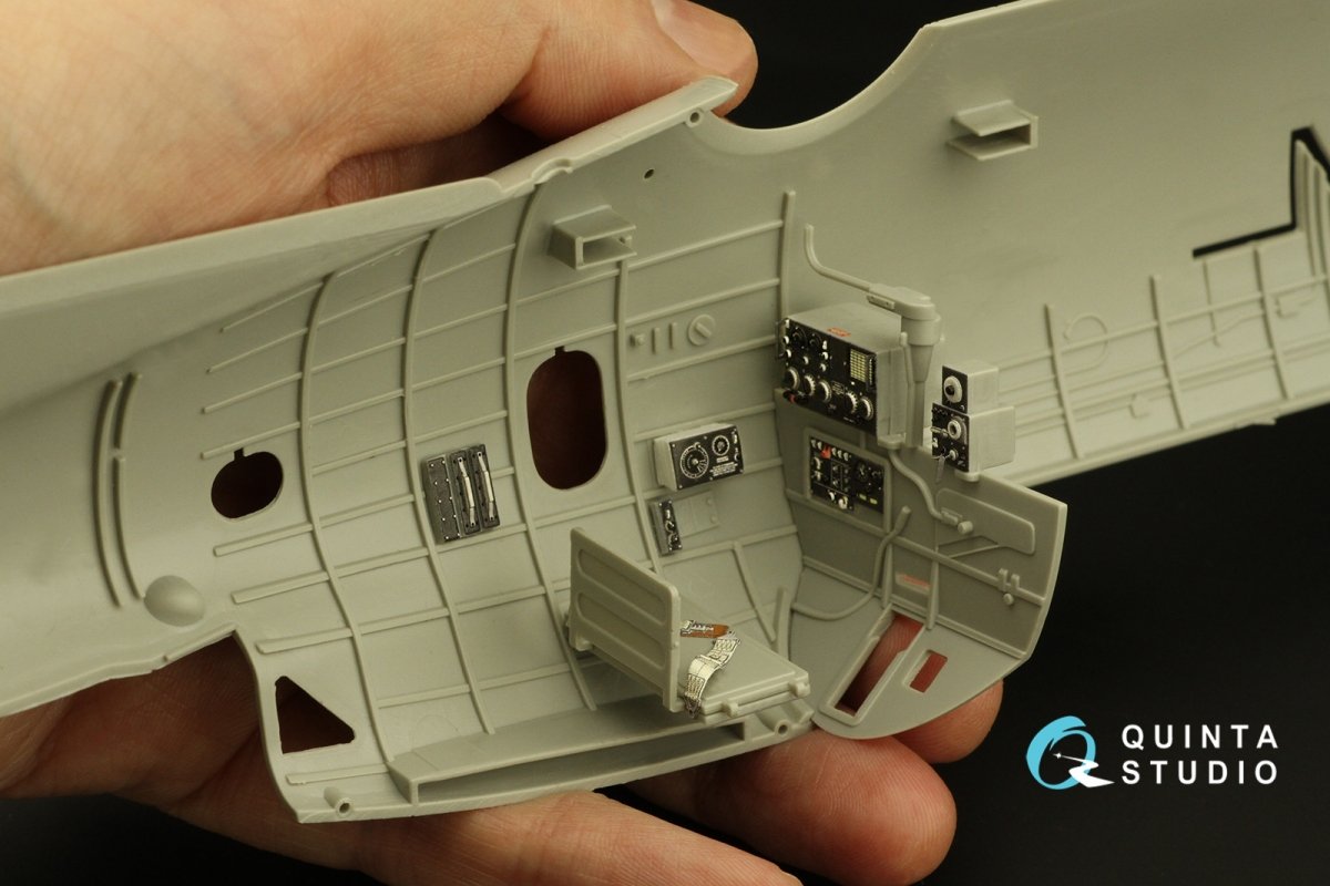 Quinta Studio QD32164 TBF-1C Avenger 3D-Printed &amp;amp; coloured Interior on decal paper (Trumpeter) 1/32 – imagen 11
