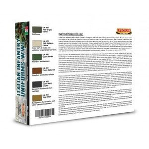 Lifecolor CS50 Acrylic paint set Italian Uniforms Set 2 6x22ml – image 2