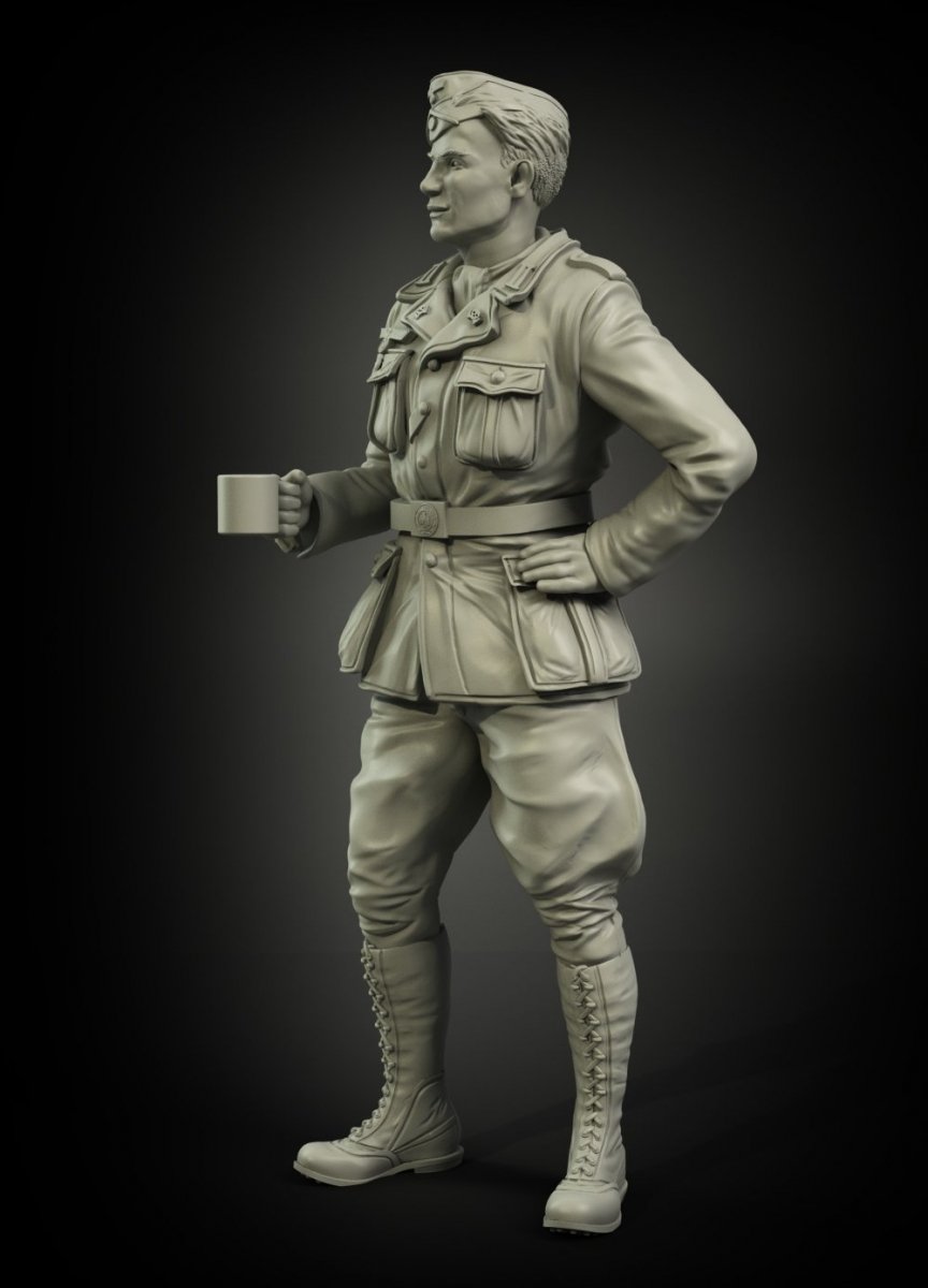 Panzer Art FI35-085 DAK tankers RK award ceremony No.2 1/35 – Bild 2