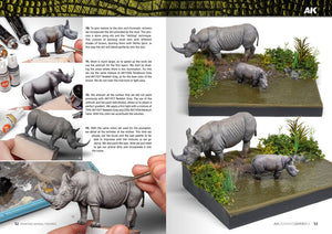 AK Interactive AK518 AK LEARNING 14: PAINTING ANIMAL FIGURES English – immagine 8