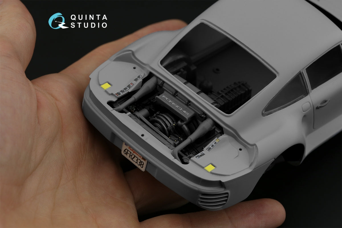 Quinta Studio QDS-24003 Porsche 959 3D-Printed &amp;amp; coloured Interior on decal paper (Tamiya) (Small version) 1/24 – imagen 8