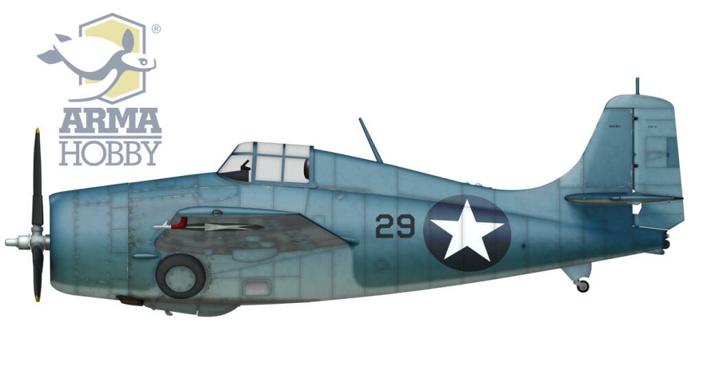 Arma Hobby 70049 Cactus Air Force F4F-4 Wildcat + P-400/P-39D Airacobra Deluxe Set 1/72 – imagen 9