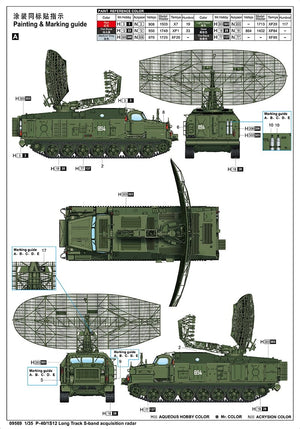 Trumpeter 09569 P-40/1S12 Long Track S-band acquisition radar 1/35 – imagen 5