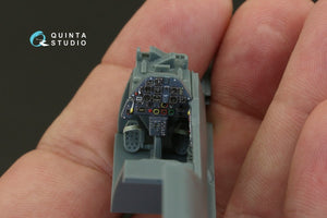 Quinta Studio QD48086 Bf 109E-1/E-3 3D-Printed &amp;amp; coloured Interior on decal paper (for Eduard kit) 1/48 – imagen 6