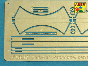 Aber 35L-225 Set of barrels for German Heavy Tank MAUS 1/35 – immagine 7