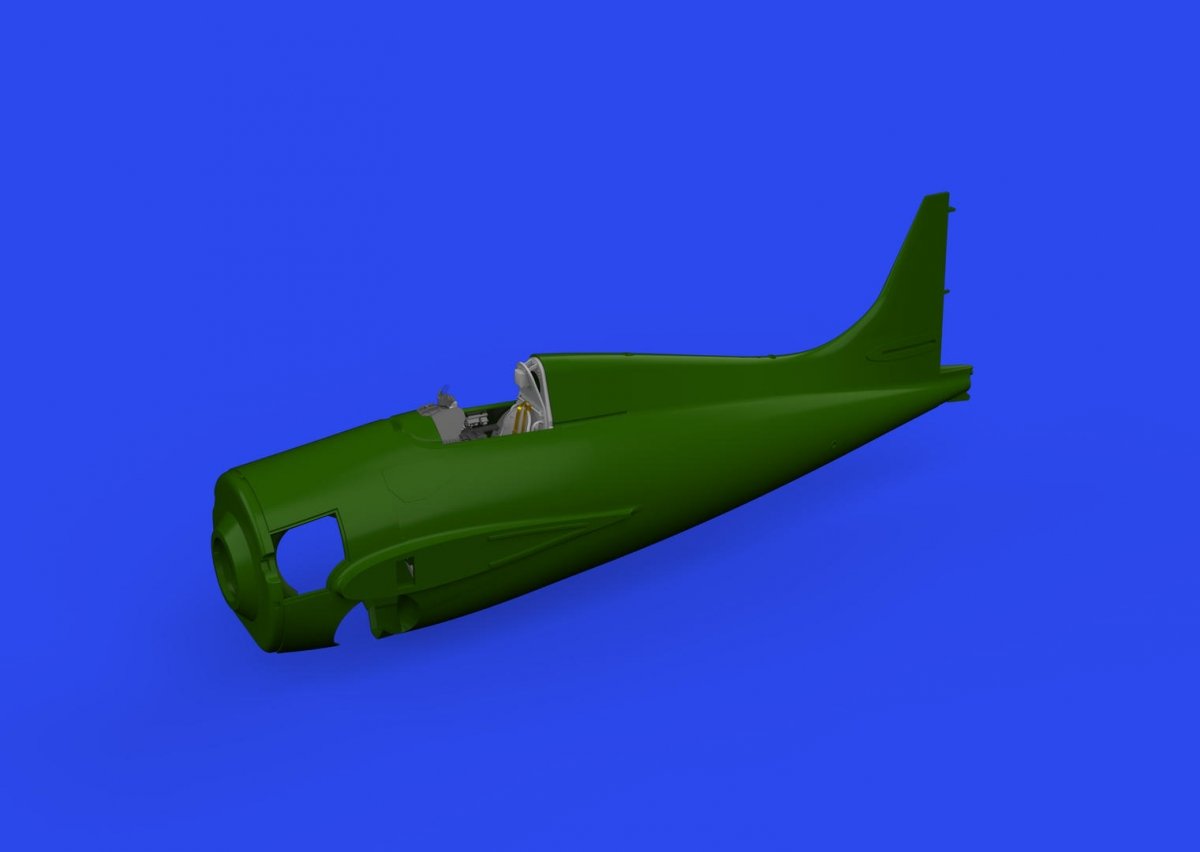 Eduard 648896 FM-2 cockpit w/ armoured headrest PRINT EDUARD 1/48 – imagen 2