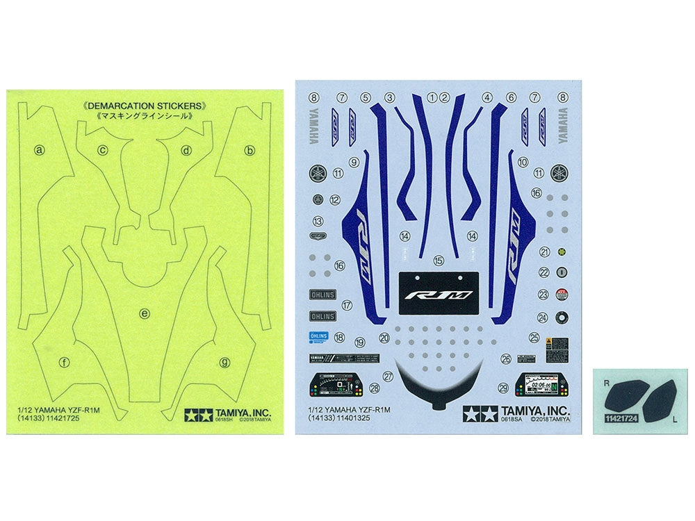 Tamiya 14133 Yamaha YZF-R1M 1/12 – image 12