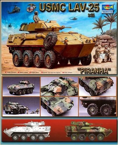 Trumpeter 00349 USMC LAV-25 Piranha 1/35