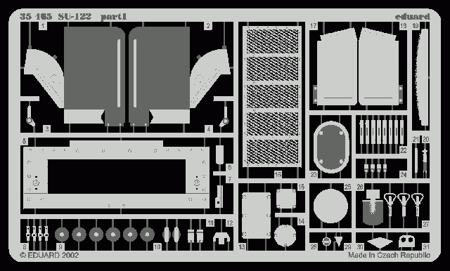 Eduard 35466 US 2 1/2 6x6 Cargo Truck 1/35 Tamiya – immagine 2