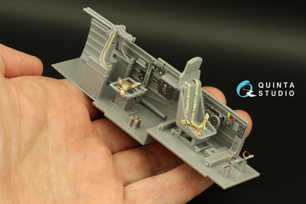 Quinta Studio QD32167 Ju 87D/G 3D-Printed &amp;amp; coloured Interior on decal paper (Hasegawa) 1/32 – imagen 9
