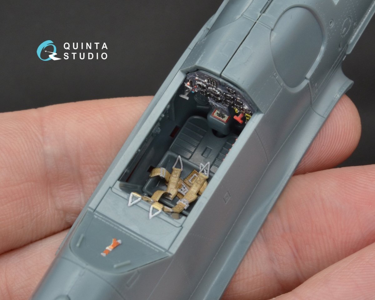 Quinta Studio QD48094 Bf 109G-6 3D-Printed &amp;amp; coloured Interior on decal paper (for Eduard kit) 1/48 – imagen 9