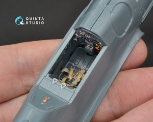 Quinta Studio QD48094 Bf 109G-6 3D-Printed &amp;amp; coloured Interior on decal paper (for Eduard kit) 1/48 – imagen 9