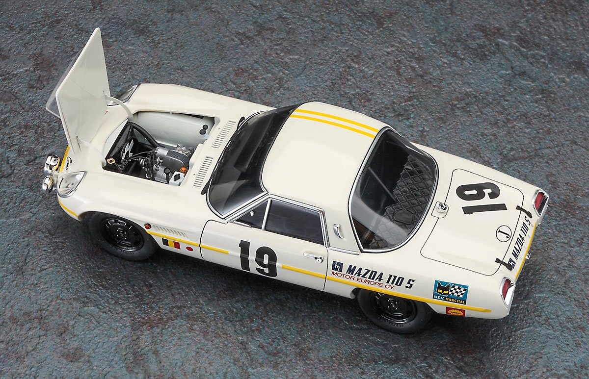 Hasegawa CH50 Collectors&amp;#39; Hi-Grade Series Mazda Cosmo Sport 1968 Marathon de la Route Super Detail 1/24 – imagen 4