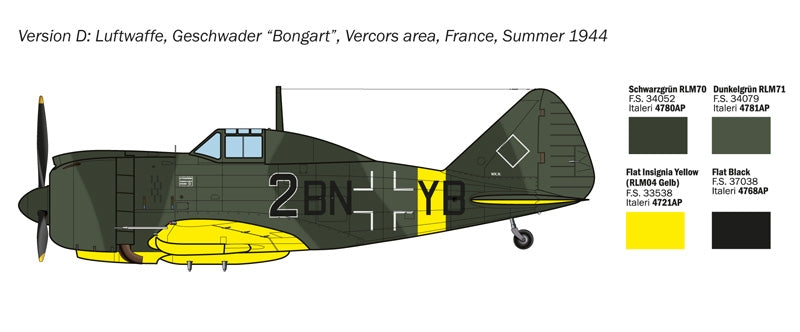 Italeri 1472 Reggiane Re.2002 Ariete 1/72 – imagen 6