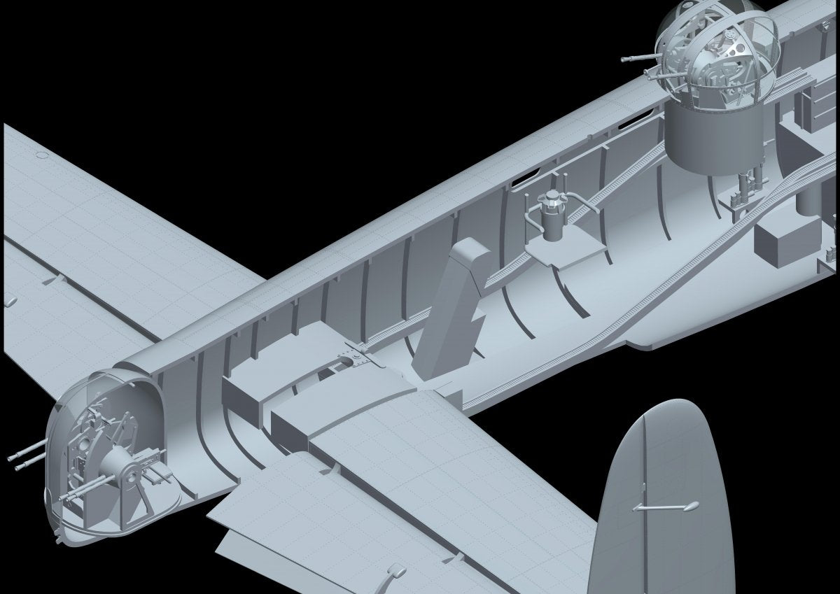 HK Models 01E012 Avro Lancaster B MkI/ B MkIII/ Dambuster 3 in 1 1/32 – Bild 4