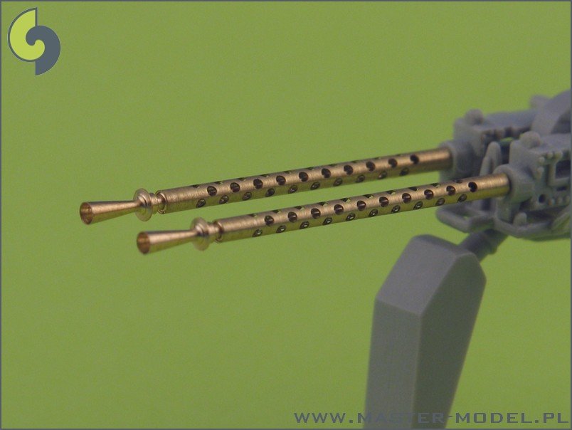 Canons Master SM-35-002 Browning M2 d&amp;#39;avion de calibre .50 (12,7 mm) avec cache-flammes (2 pièces)  – image 3