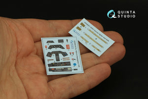 Quinta Studio QD48316 Fw 190A-4 3D-Printed &amp;amp; coloured Interior on decal paper (Hasegawa) 1/48 – immagine 5