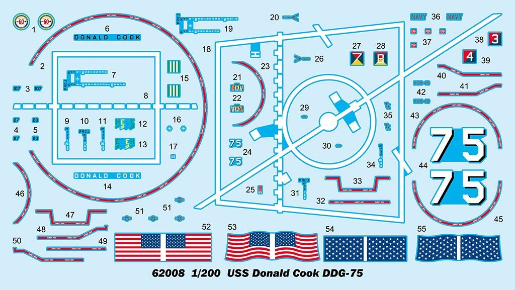 I Love Kit 62008 USS Donald Cook DDG-75 1/200 – immagine 5