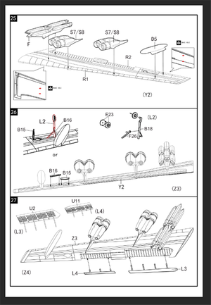 Modelcollect UA72200 B-52H U.S. Stratofortress strategic Bomber 1/72 – imagen 34