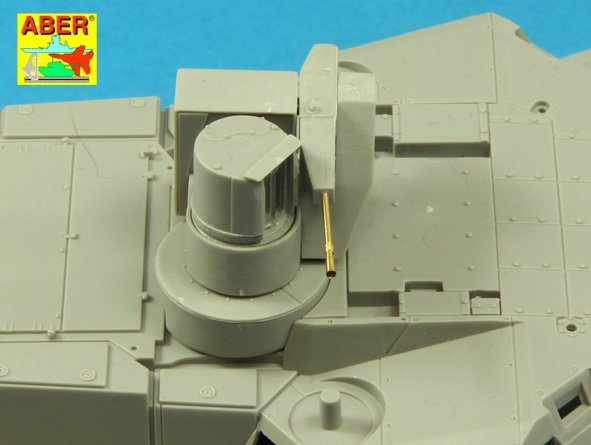 Aber 35 L-187 Armament for Russian Main Battle Tank T-14 ARMATA barrel for 125 mm 2A82-1M cannon &amp;amp; barrel for 12,7 mm Kord AA MG 1/35 – zdjęcie 15