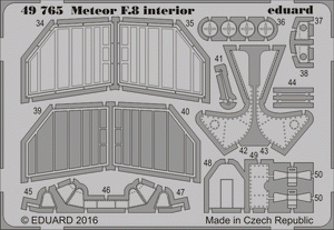 Eduard 49765 Meteor F.8 interior AIRFIX 1/48 – zdjęcie 2
