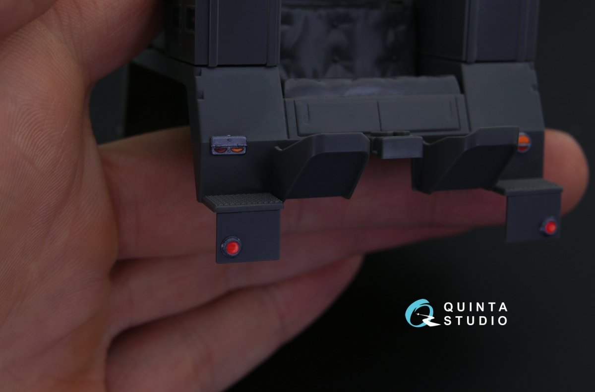 Intérieur imprimé en 3D et coloré sur papier décalcomanie Quinta Studio QD35025 Krupp Protze (pour maquette Tamiya) 1/35 – image 3