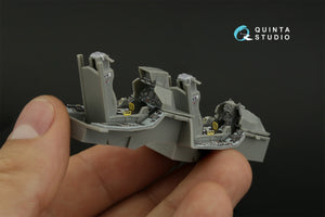 Quinta Studio QD48419 F-16D block 40 3D-Printed &amp;amp; coloured Interior on decal paper (Kinetic 2022 tool) 1/48 – imagen 12