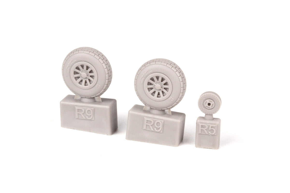Eduard 672369 P-51D wheels block tread EDUARD 1/72 – immagine 2