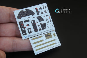 Quinta Studio QD32015 F4U-1 Corsair (Bird cage) 3D-Printed &amp;amp; coloured Interior on decal paper (for Tamiya kit) 1/32 – imagen 2