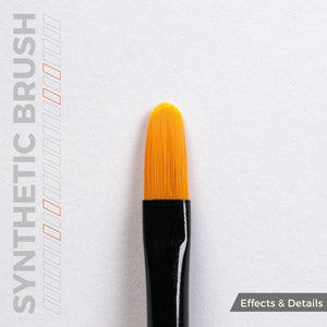 AK Interactive AKB016 AK SYNTHETIC BRUSH – FILBERT 6