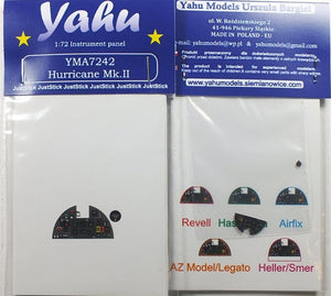 Yahu YMA7242 Hurricane Mk.I late &amp;amp; Mk.II (Hasegawa / Revell) 1/72