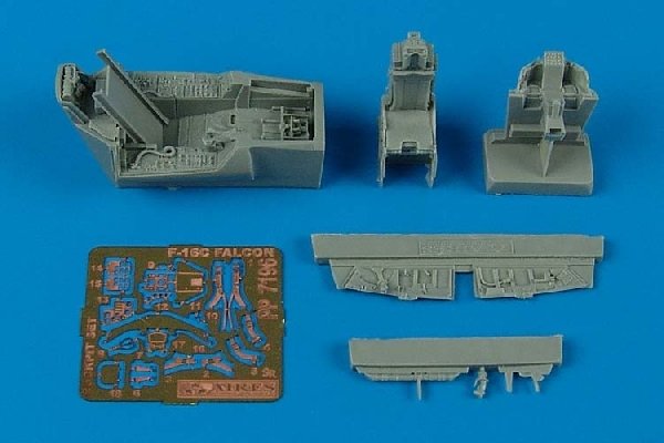 Ensemble cockpit Aires 7196 F-16cG/CJ Falcon 1/72 ACADEMY