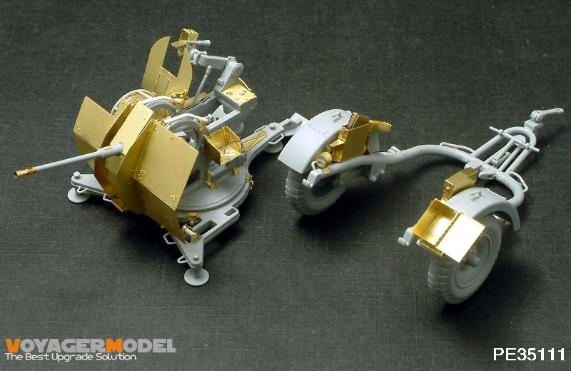 Voyager Model PE35111 20mm FLAK 38 (For DRAGON 6288) 1/35 – imagen 2