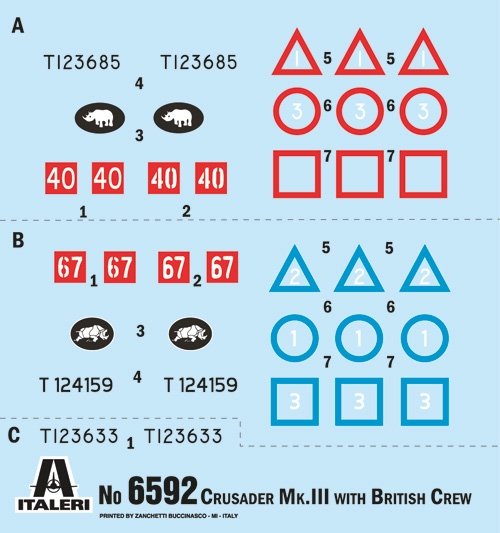 Italeri 6592 Crusader Mk. III with British Crew 1/35 – Bild 3