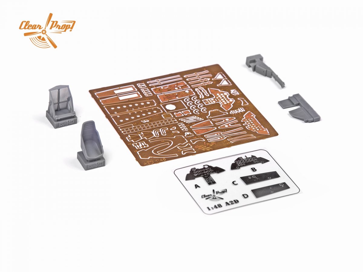 Clear Prop! CP4802 XA2D-1 Skyshark ADVANCED KIT 1/48 – Bild 3