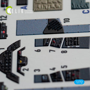 KELIK K72064 A1H SKYRAIDER INTERIOR 3D DECALS FOR HASEGAWA KIT 1/72 – imagen 2