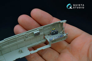 Quinta Studio QD48192 Bf 110C/D 3D-Printed &amp;amp; coloured Interior on decal paper (for Cyber-hobby kit) 1/48 – immagine 7