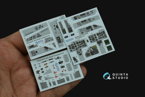 Quinta Studio QDS-32227 MiG-29UB 3D-Printed &amp;amp; coloured Interior (Trumpeter) (Small version) 1/32 – immagine 3