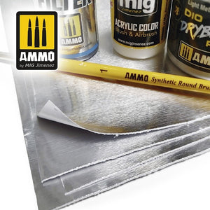 AMMO of Mig Jimenez 8247 ALUMINIUM SHEETS 280x195 mm – imagen 3