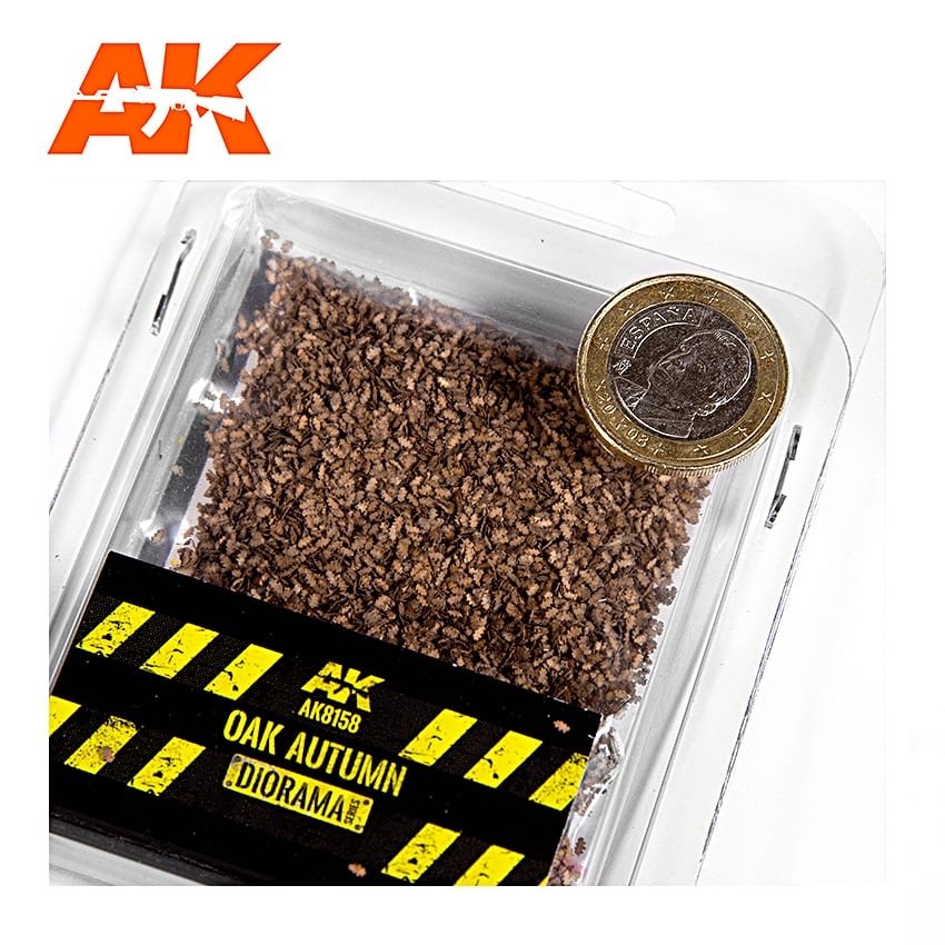 AK Interactive AK8158 OAK AUTUMN LEAVES 28MM 1/72 – zdjęcie 2